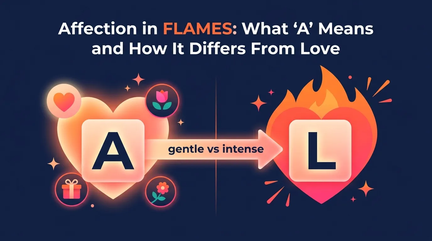 Affection in FLAMES What A Means and How It Differs From Love